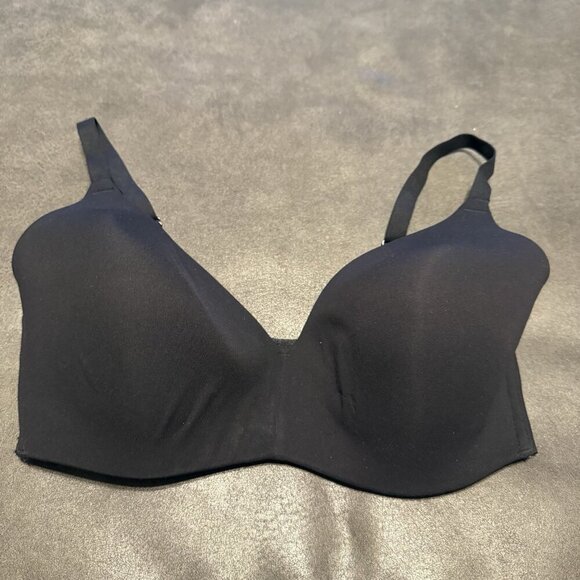 Wacoal T-Shirt Bra Women's Black Classic Comfort First Contour Wire Free Sz 34DD - Picture 4 of 8